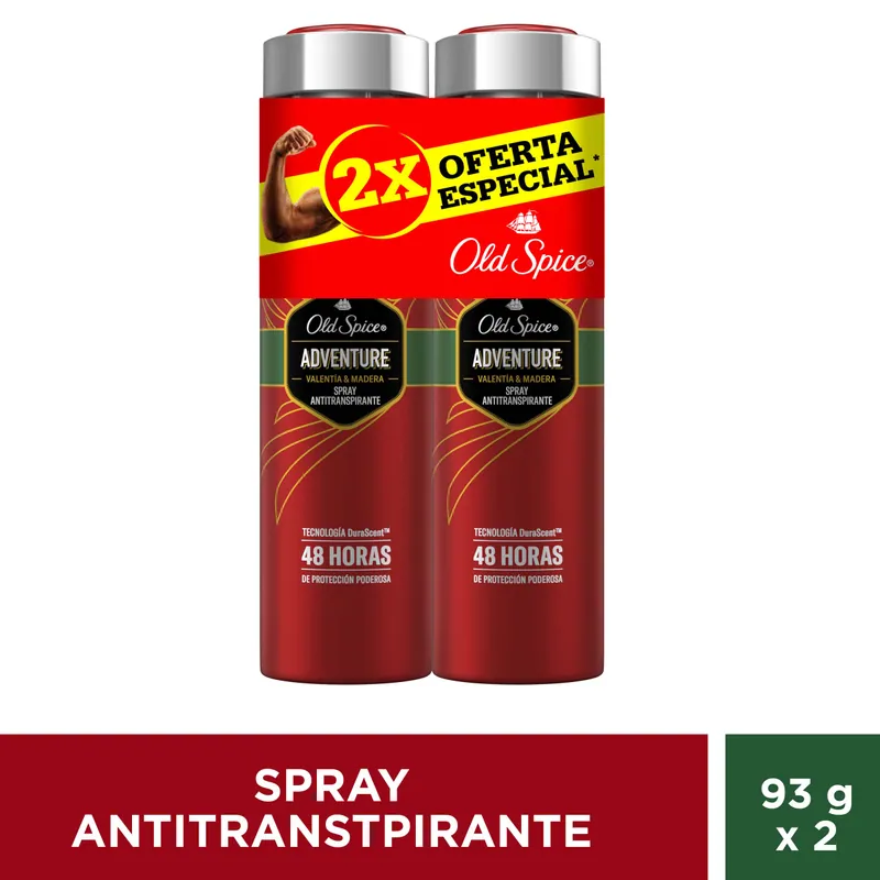 Pack Old Spice Spray Adventure Aerosol