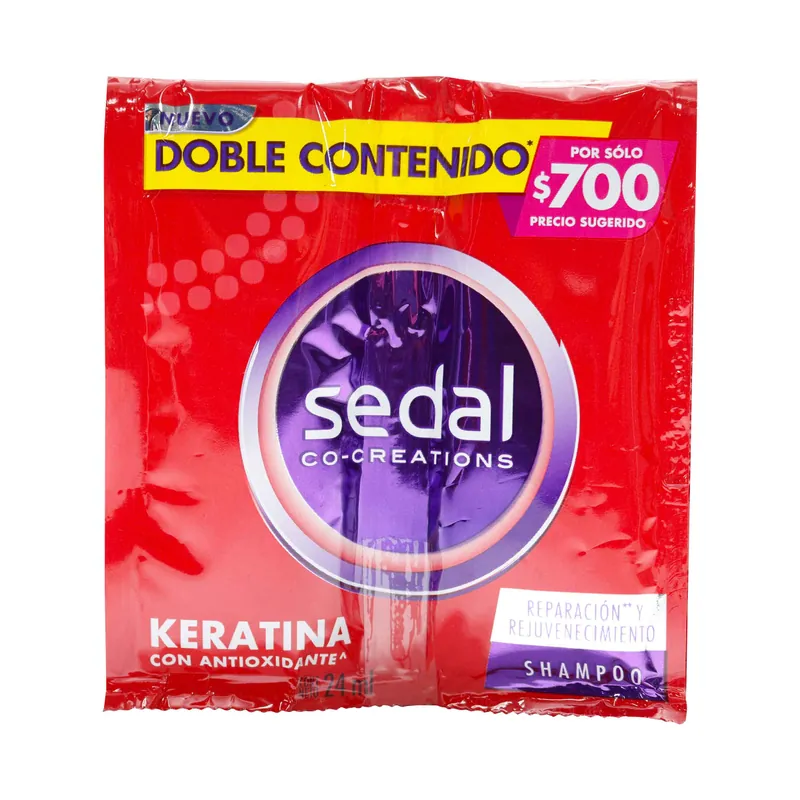 Champú Sedal Keratina Antioxid 24 mL 12sbs