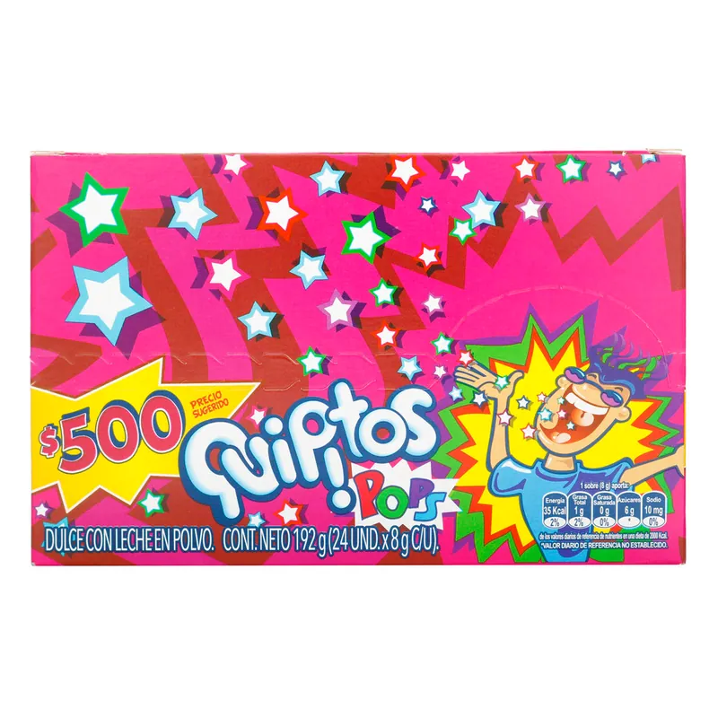 Quipitos Pops 8 g 24 sobres