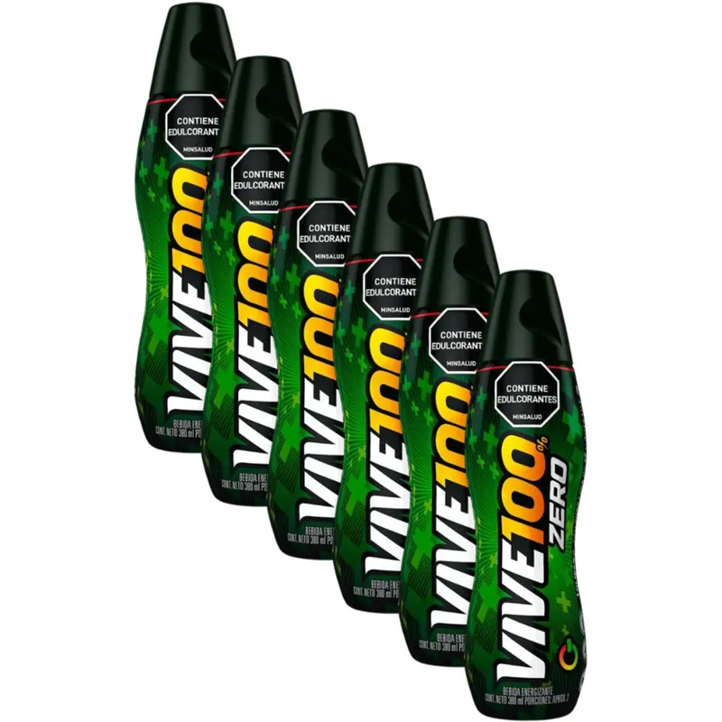 Vive 100 Zero 380 mL 6 unidades