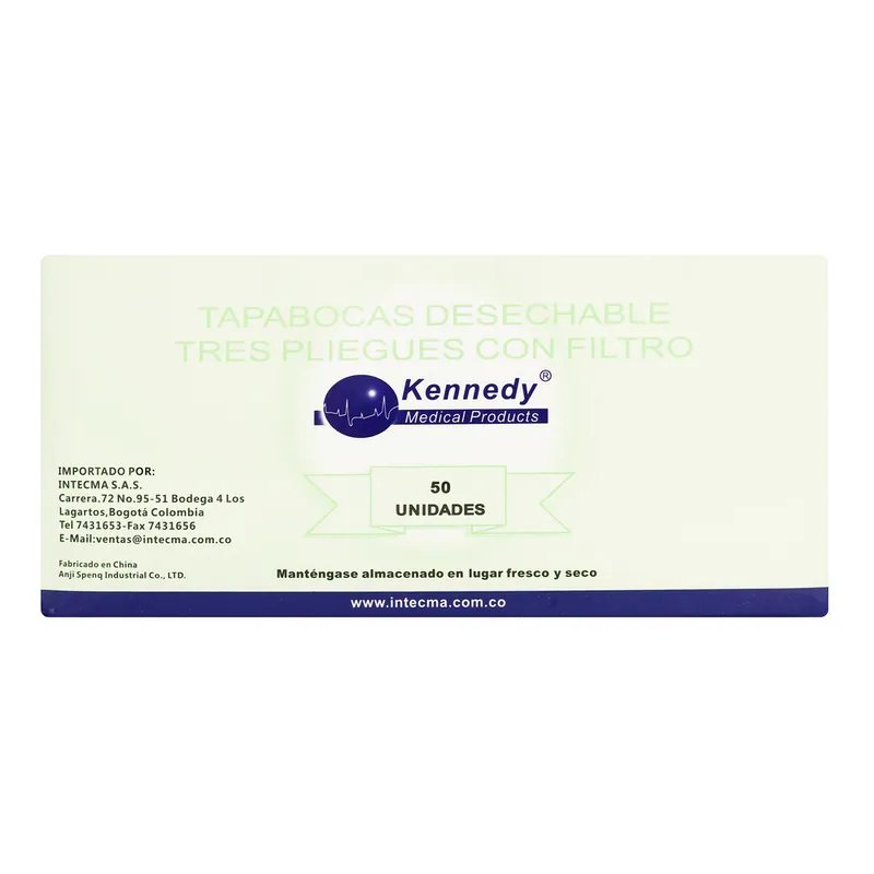 Tapaboca Color Blanco Intecma 50 unidades Ei