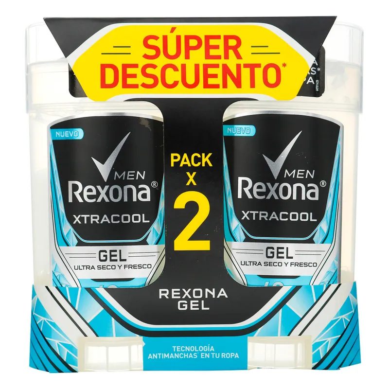 Duo Pack Rexona Men Xtracool Gel 113 g