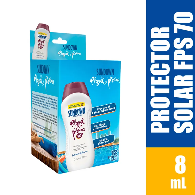 Protector Solar Sundown Fps70 12sbs 8 mL