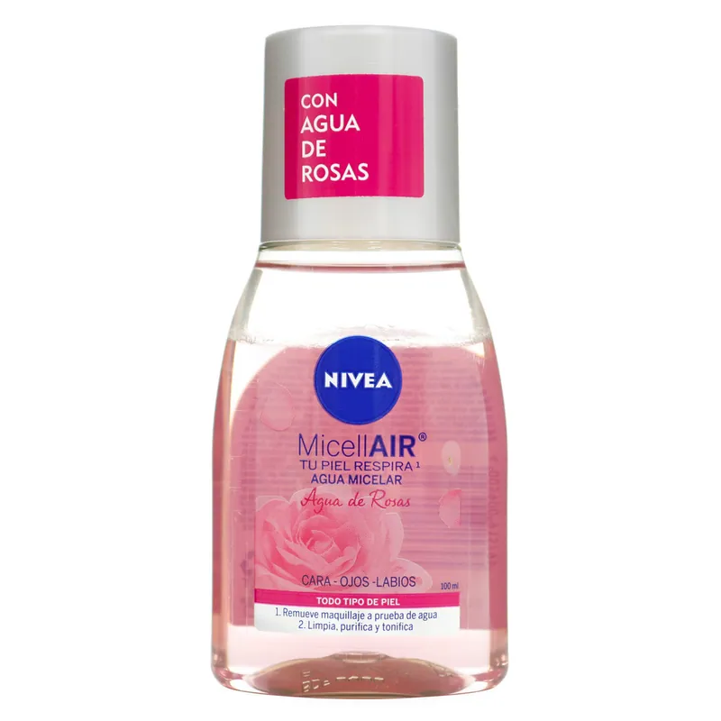 Agua Micelar Nivea Rosas 100 mL
