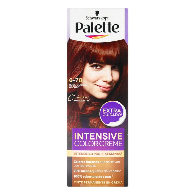 Palette crema Tubo 6-78 Rub Cobrizo Oscur