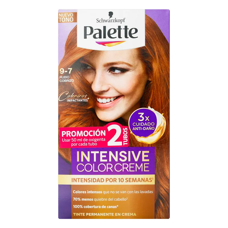 Palette crema D T 9-7 Rubio Cobrizo