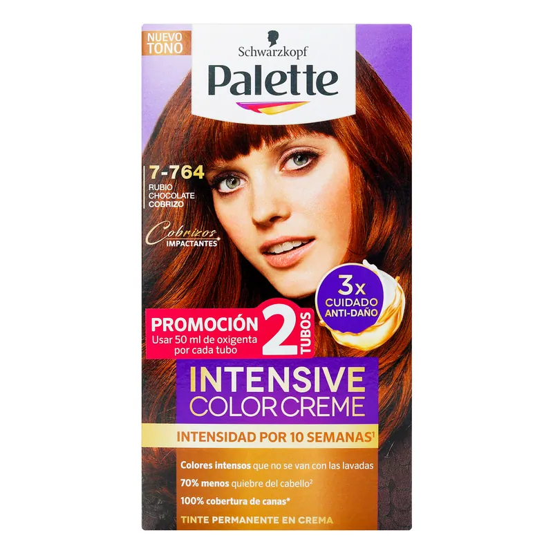 Palette crema D T 7-764 Rubio Cho Cobrizo