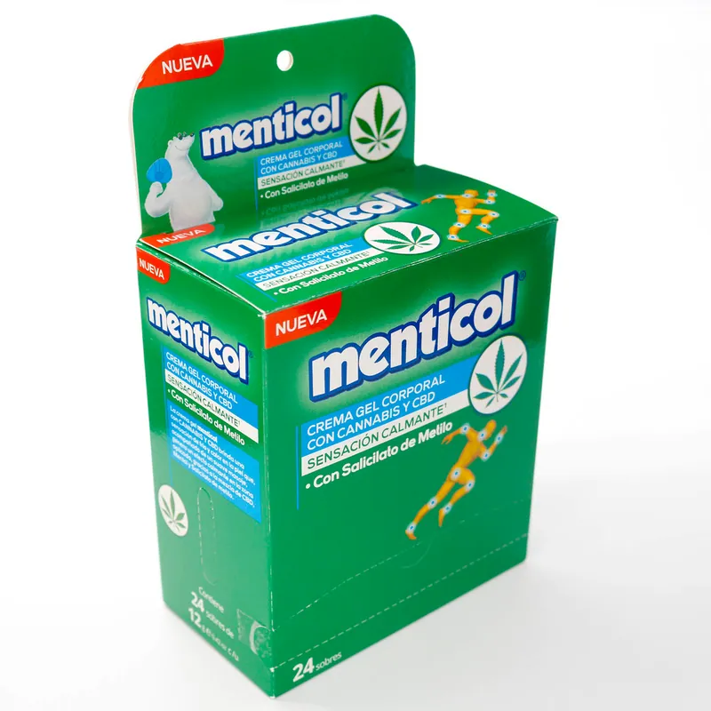 Cre Gel Corp Mentic Cann 12 g x 24sbs