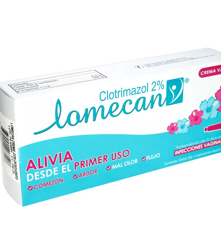 Lomecan V Cre Vagin 2% 20 G+3apl Dto