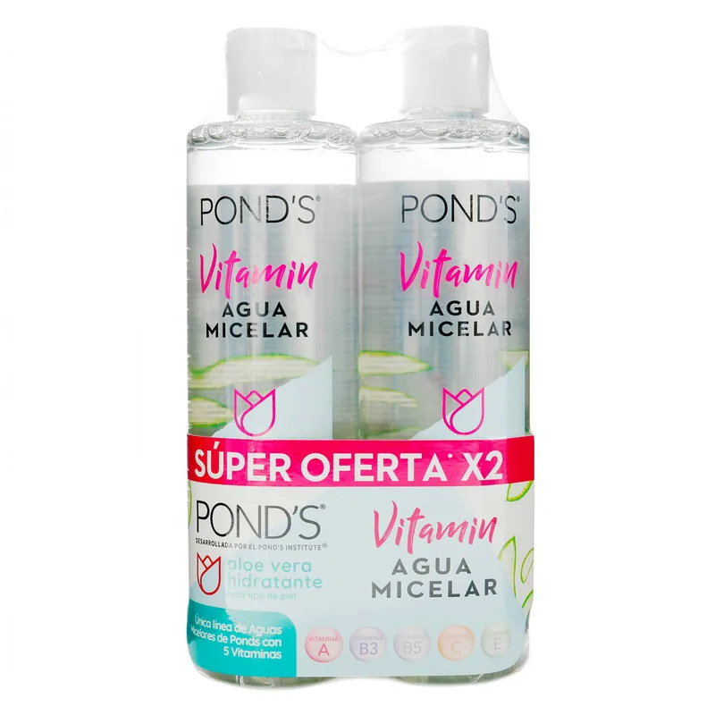 Agua Micelar Ponds Aloe Hidrat 300 mL