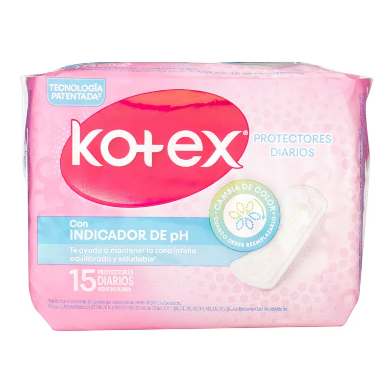 Protector Kotex Diario Indic Bolsa 15und