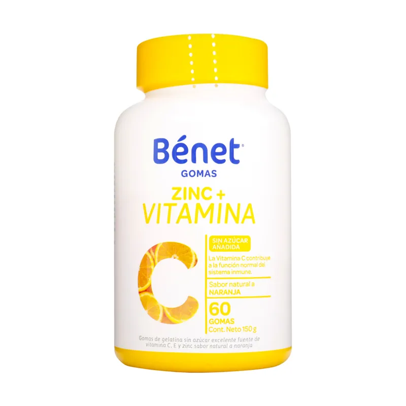 Gom Gelat Benet Vitam C y Zinc 150 g