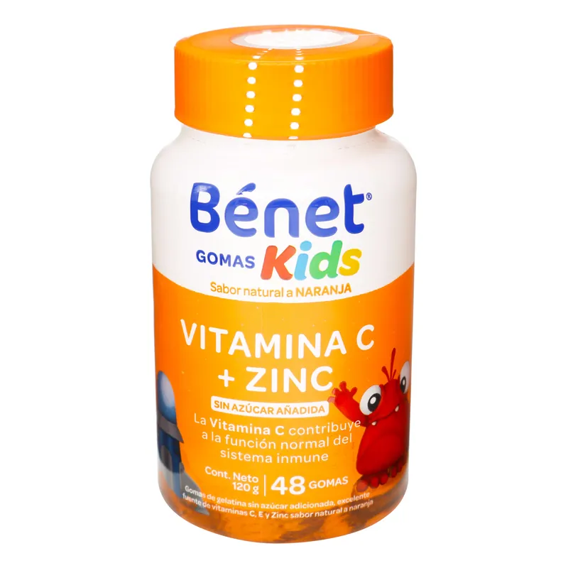 Gom de Gelat Benet Kids Vitam Zinc 120