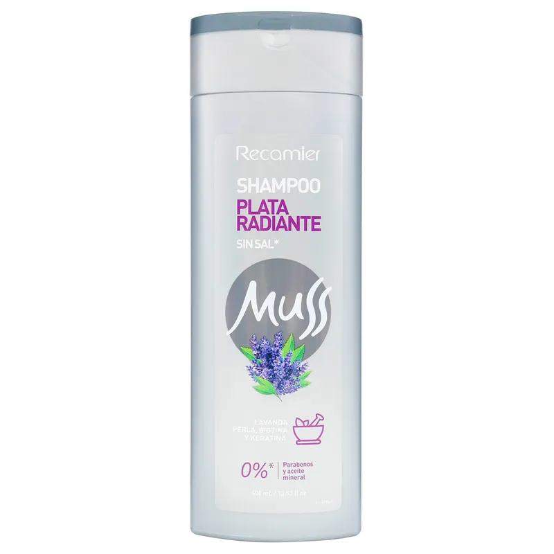 Champú Muss Plata Radiante 400 mL