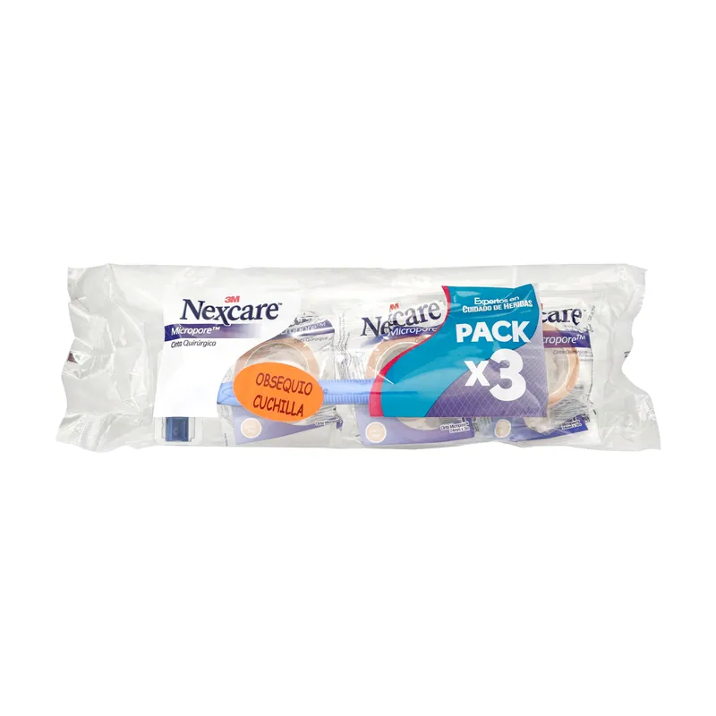 Micropore Piel 24x3 Bol 3 + Cuchilla Gil