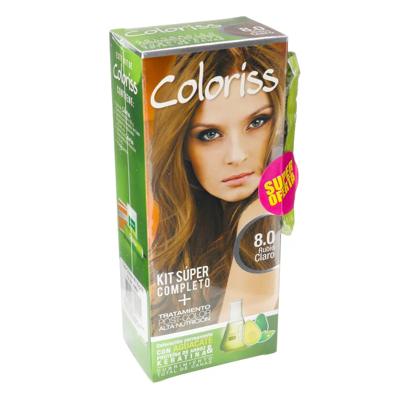 Coloris Kit 80 Rubio Claro + Trat 30 g