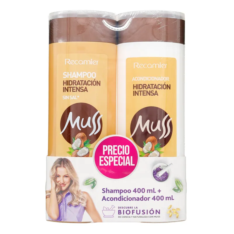 Champú Muss Hidrat Inte 400 Ml+aco400 mL