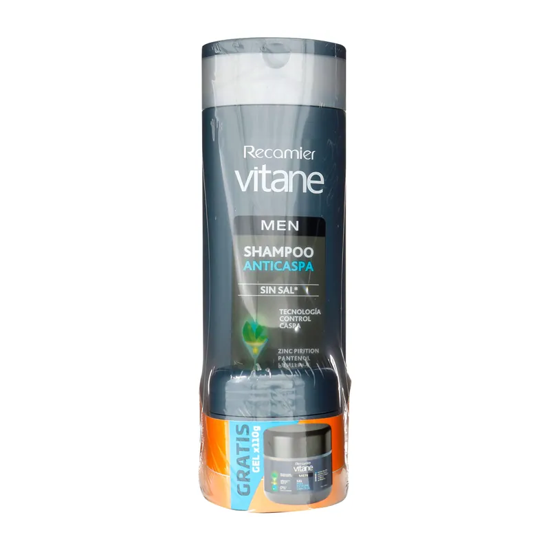 Champú Vit Men Ant 400 Ml+gel M Xtr 110 mL