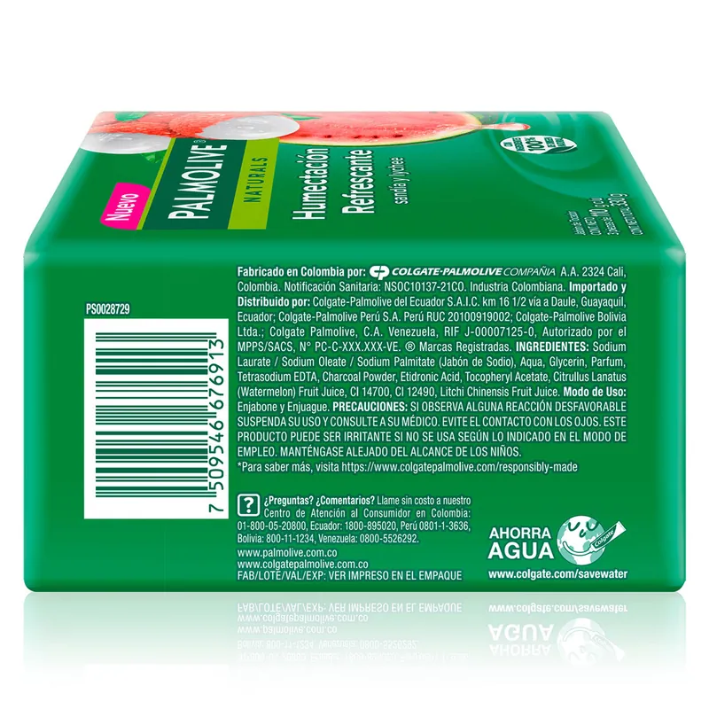 Jabón Palmolive Sandia y Lychee 110 g