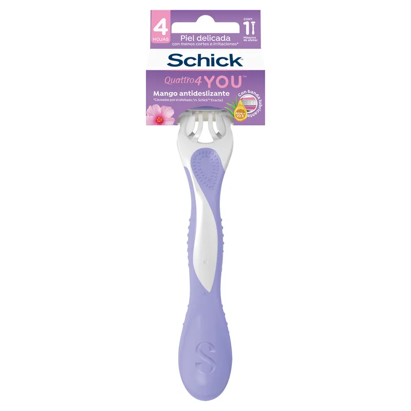 Máquina Schick 4 Quattro Women 10 unidades