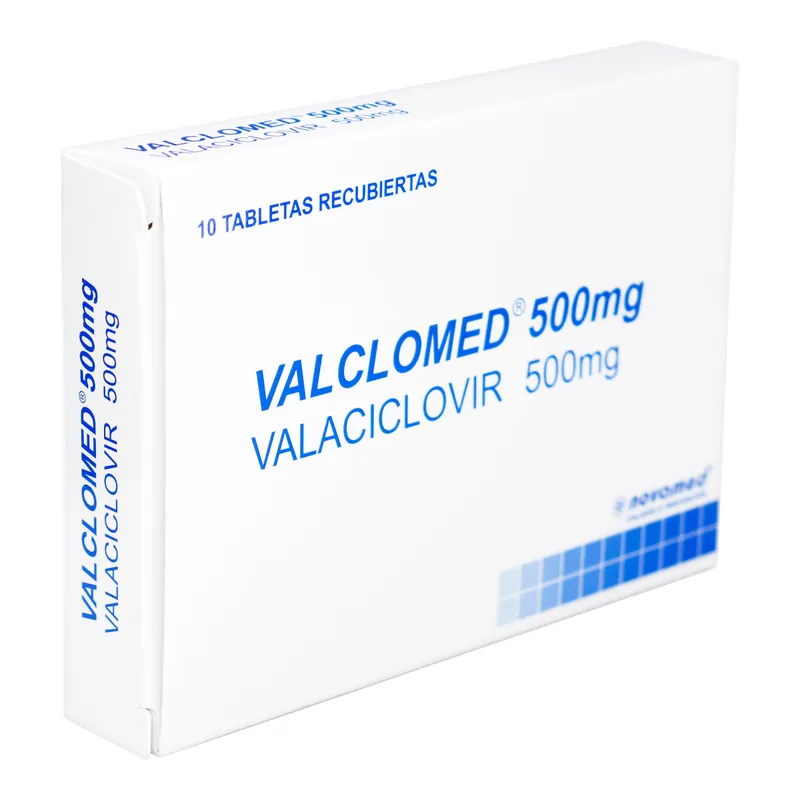 Valclomed 500 mg 10 tabletas
