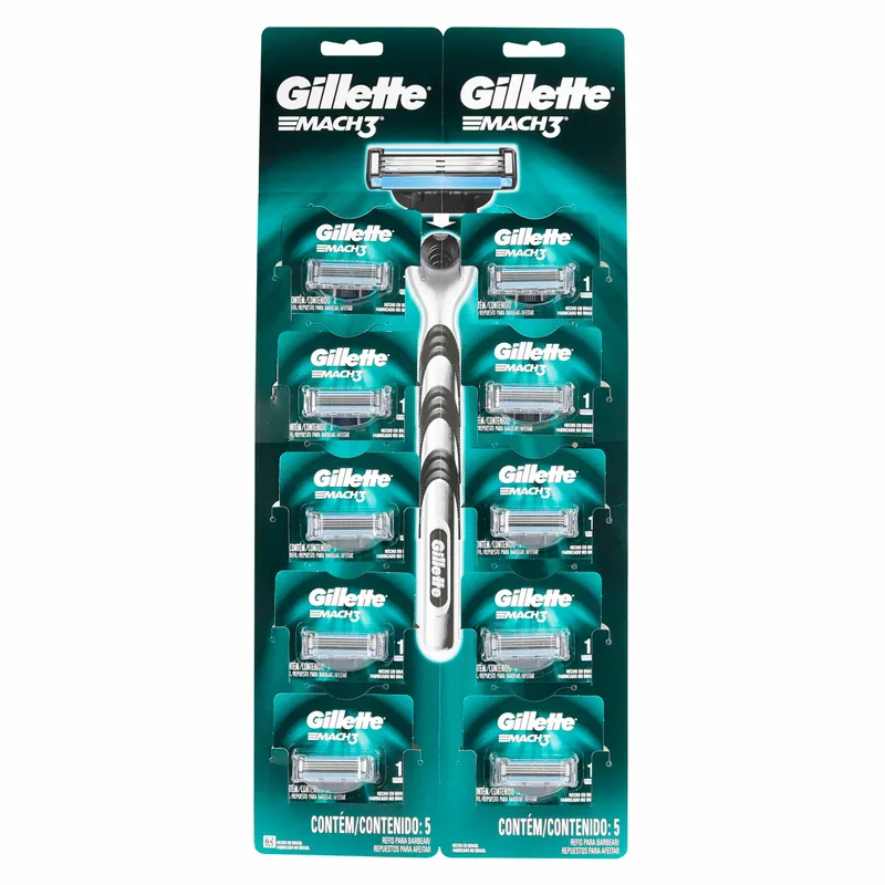 Repuesto Gillette Mach3 Ristra 10 unidades