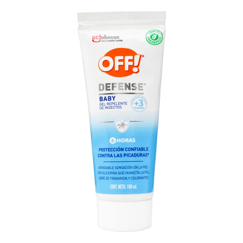 Repelente Off Defense Baby Gel 100 mL