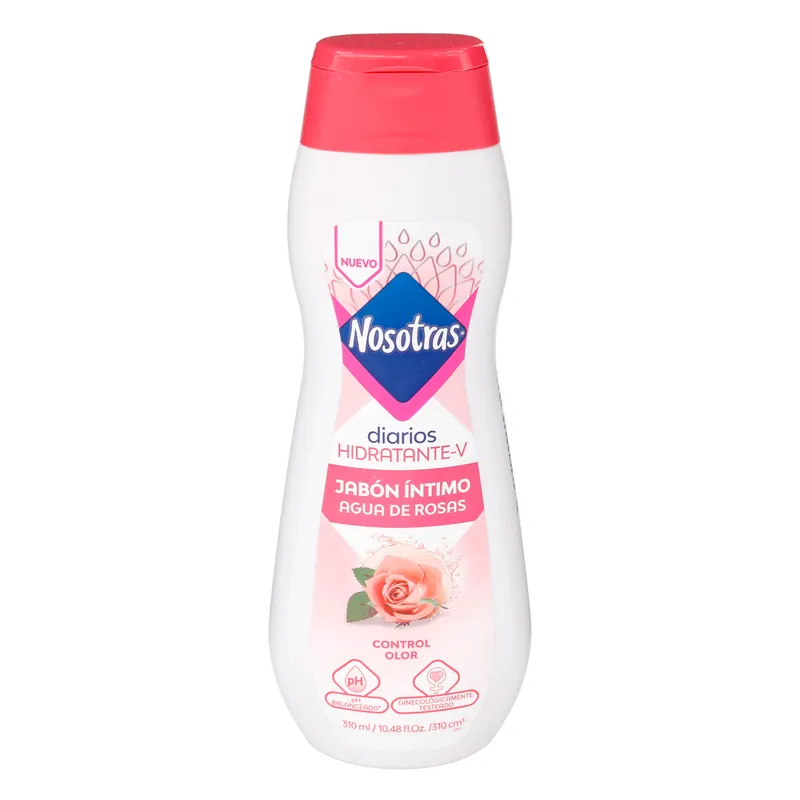 Jabón Intimo Nosotras Agua de Rosas 310 mL