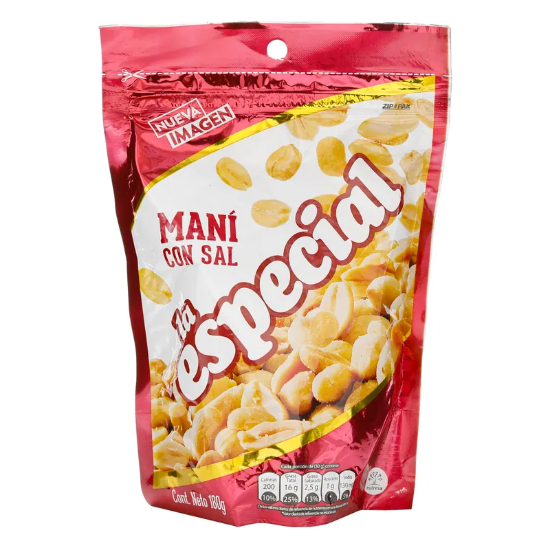 Pasab Especial Mani C Sal Doypack 180 g