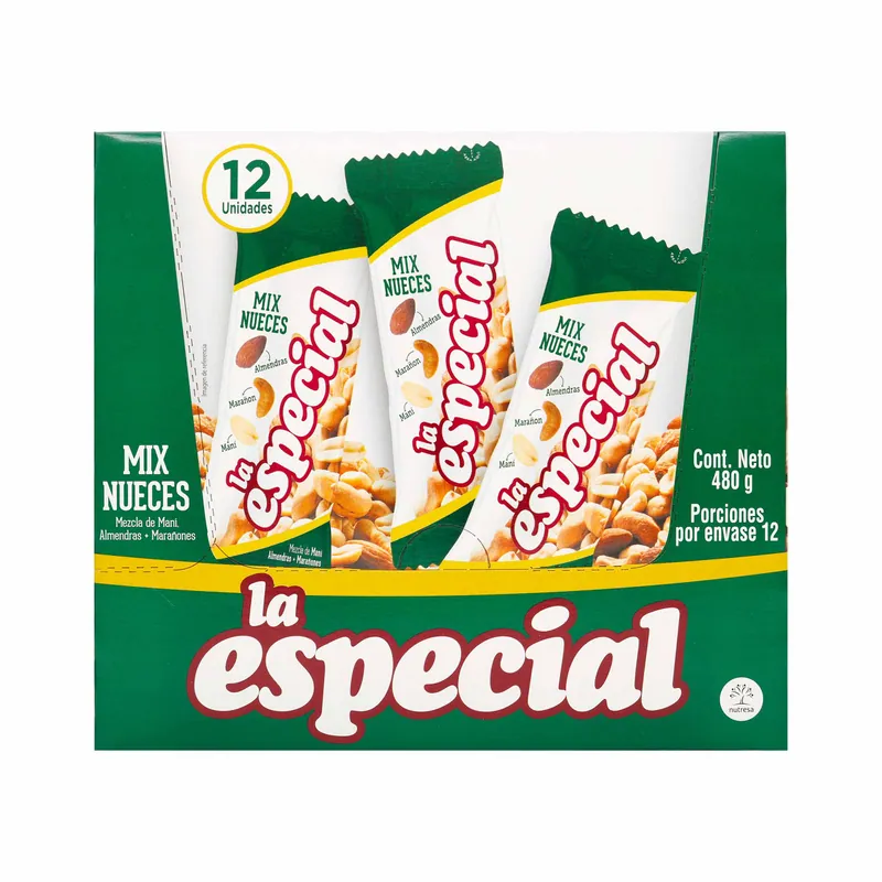 Pasab Espe Mescl Nues/mani 40 g 12und