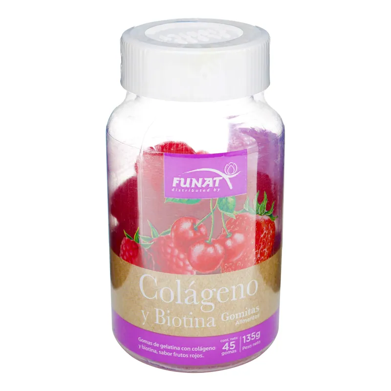 Gomas Funat Colageno-Biotina 45 Gom 135 g