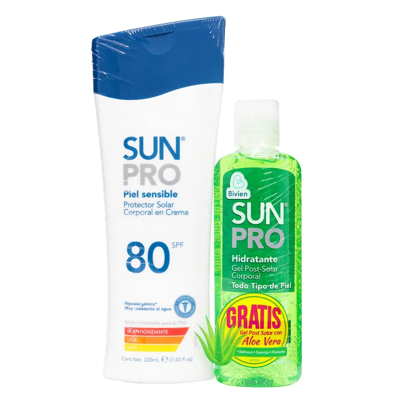 Prot S Sun Pro Spf80 220 mL + Gel 180