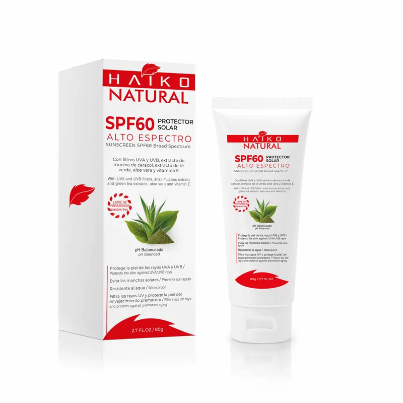 Protector Solar Spf 60 Tubo 80 g Haiko