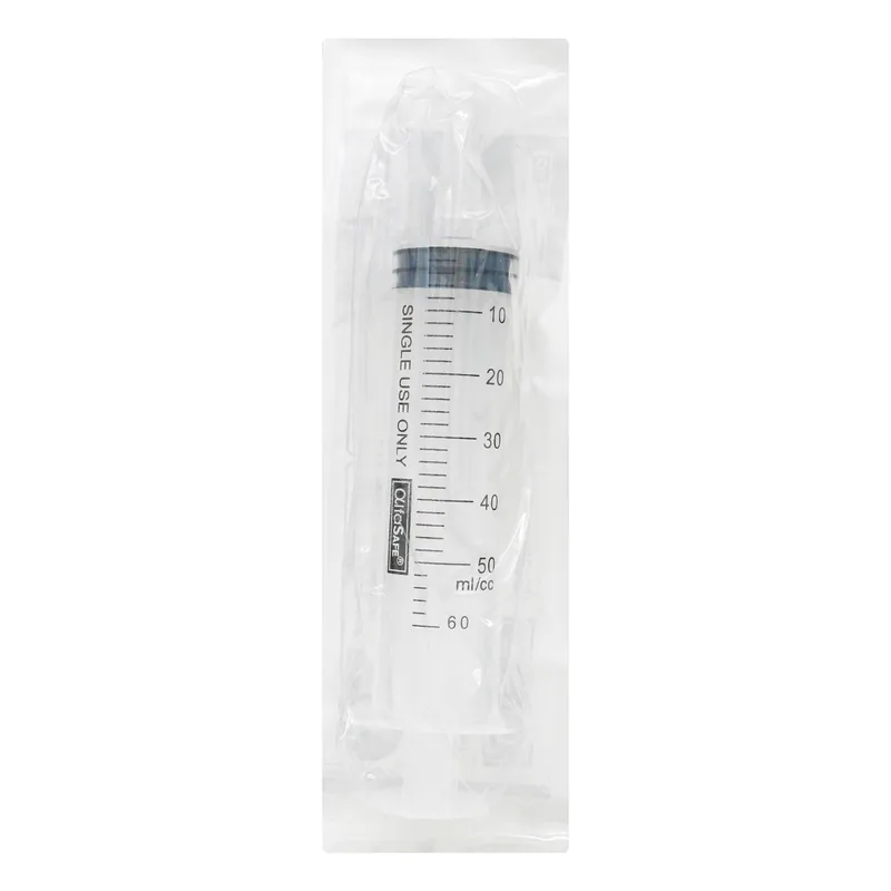 Jeringa Punta Cateter 60 mL Alfa Safe