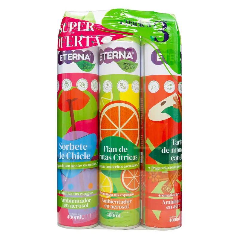 Ambient Spray Eterna Bio Surtido 400 mL
