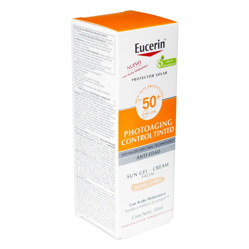 Prot Solar Eucerin Fps50 Tono Claro 50 mL