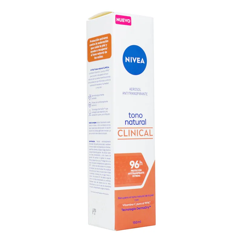 Desodorante Nivea Spray Clin Tono Natural 150 mL