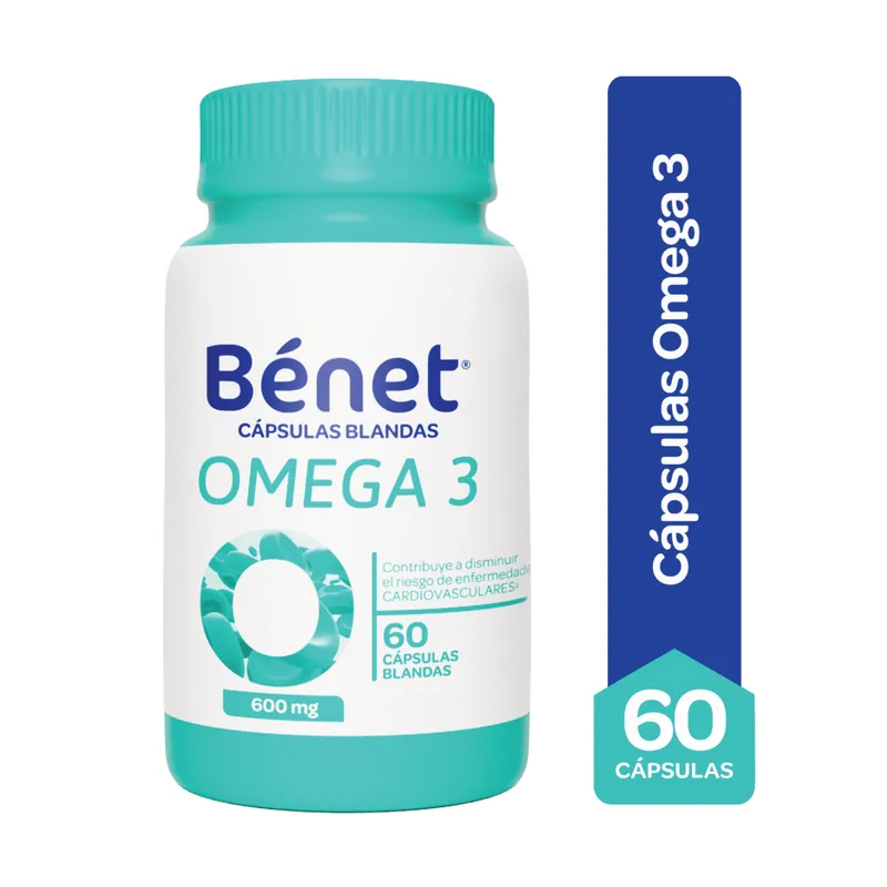 Cápsulas Benet Omega 3 60 unidades