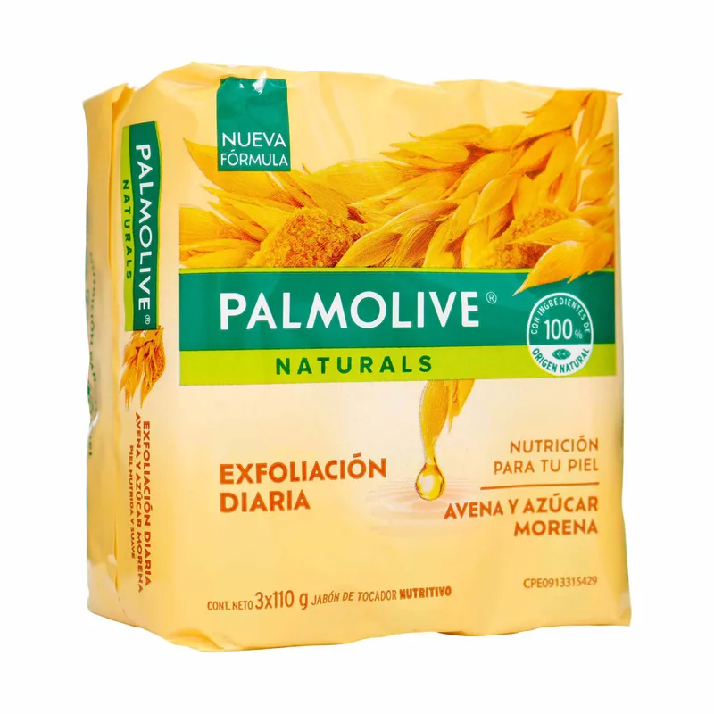 Jabón Palmolive Avena Azucar Morena 110 g