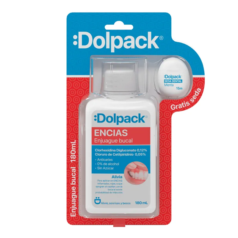 Enj Buc Dolpack Encia Clorhex 180 Ml+seda
