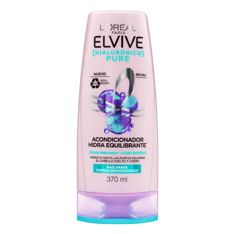 Acondicionador Elvive Hidra Hialuron Pure 370 mL