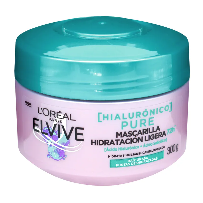 Mascarilla Elvive Hidra Hialur Pure 300 g