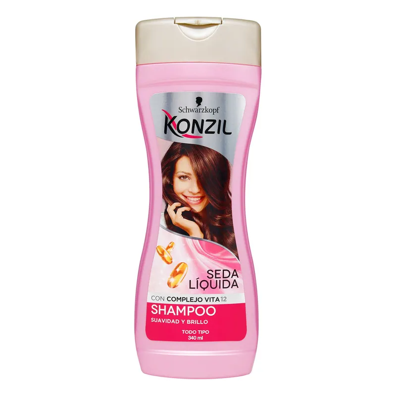 Champú Konzil Seda Liquida Com Vit12 340 mL