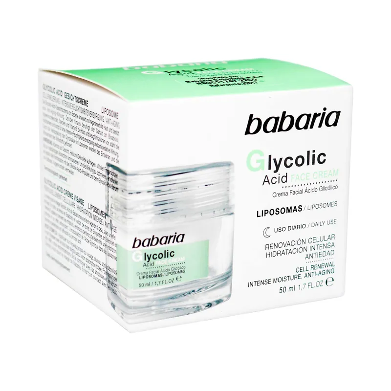 Cre Facial Babaria Glycolic Acid 50 mL