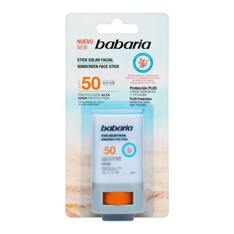 Stick Solar Facial Spf 50 Babaria 20