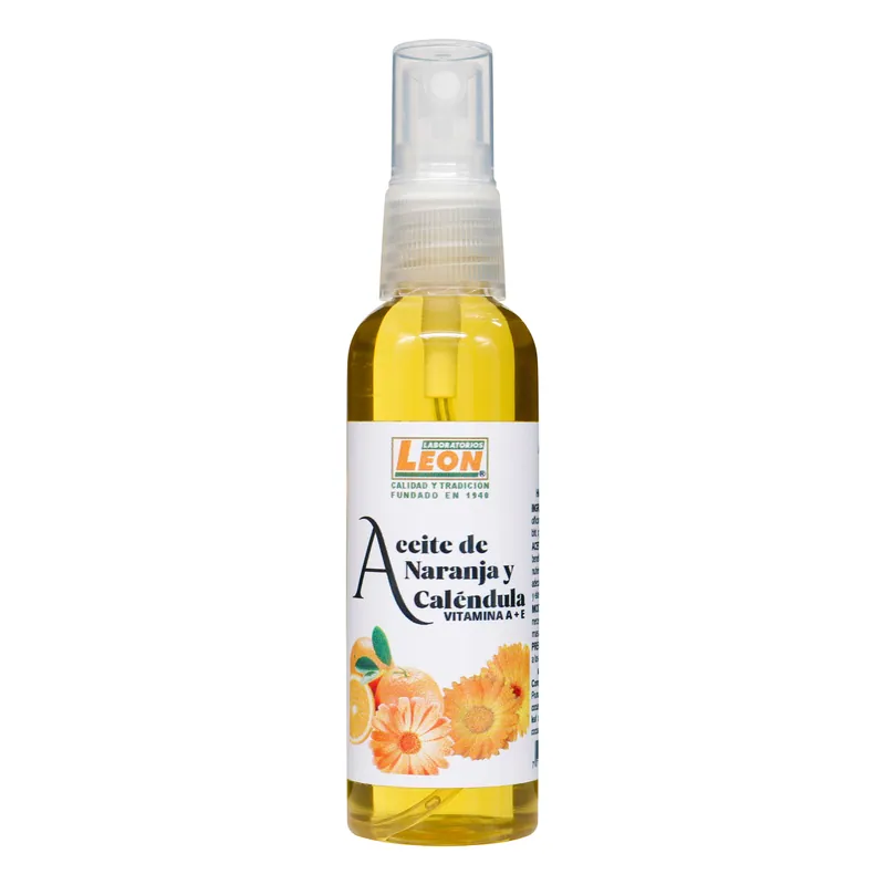 Aceite Naranja Calendula Spray 60 mL Leon