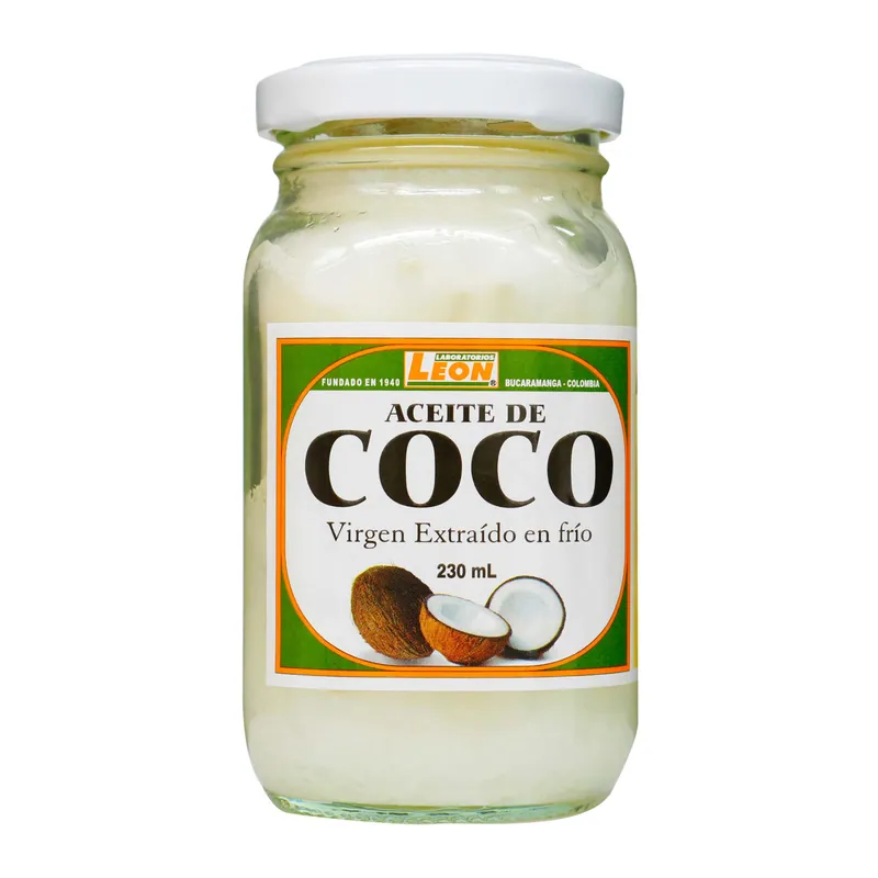 Aceite Coco Virgen 230 mL Leon