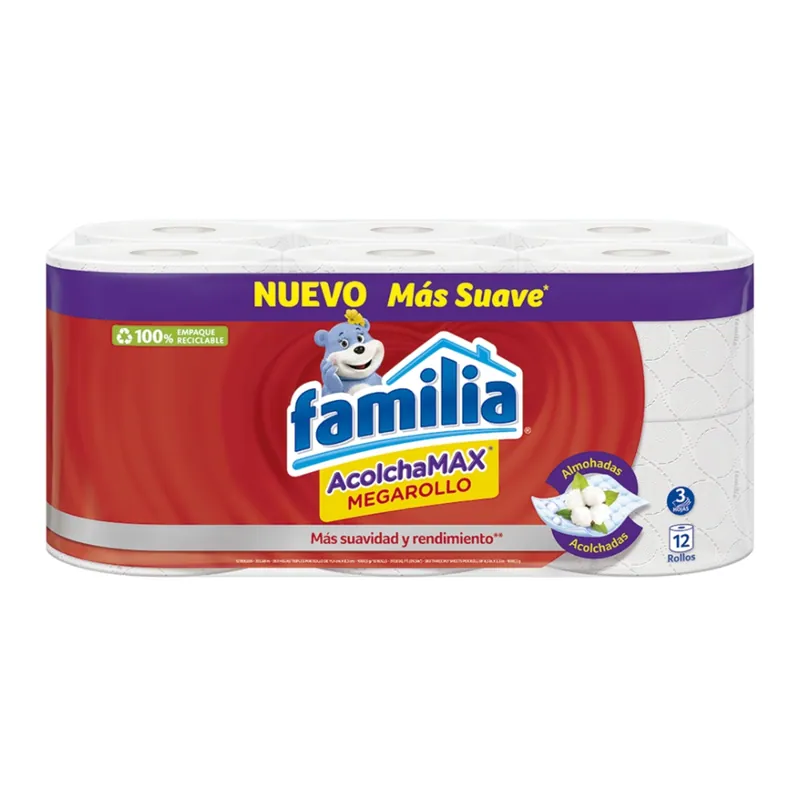 Papel Hig Familia Megarollo 4paq 12 Rol