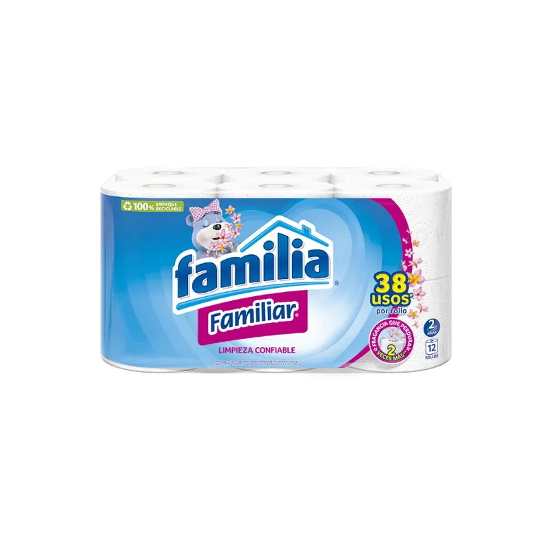 Papel Hig Familia Familiar 4 Paq 12 Rol