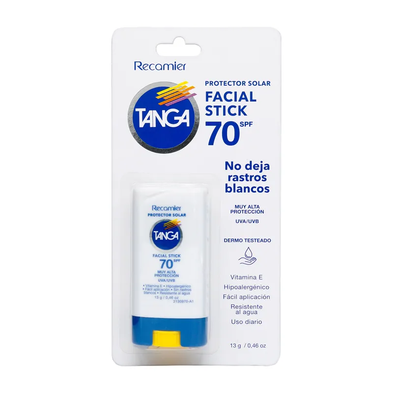 Bloq Tanga Spf 70 Barra Facial 13 g
